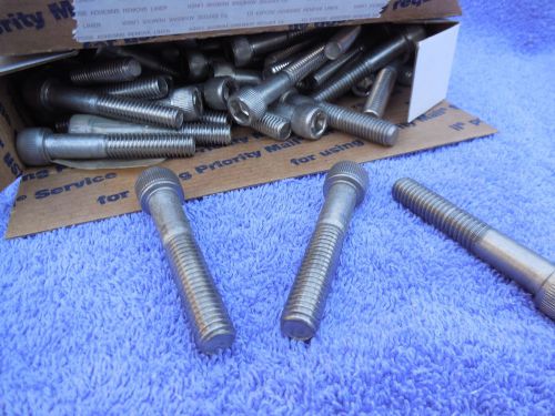 Stainless Steel Socket Head Cap Screw QTY 62  7/16 14 x 2-1/2 part thread