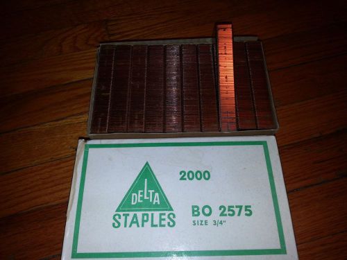 Delta Heavy duty Staples 3/4&#034; - Made in Western Germany