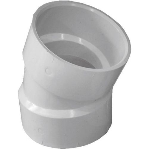 Genova 70830 22-1/2 degrees elbow-3&#034; 22-1/2d pvc-dwv elbow for sale