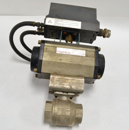 Siemens s85 ap085 6dr5220-0en00-0aa0 pneumatic 1-1/2 in npt ball valve b270357 for sale