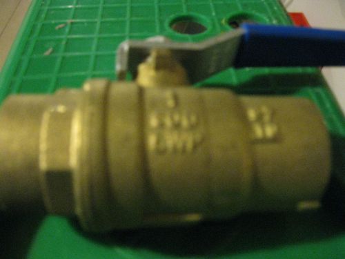 Jamesbury Ball Valves 1 inch brass 1/4 turn Sweat type