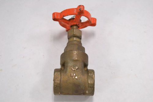 STOCKHAM B-103 2 WAY 200CWP BRONZE THREADED 3/4 IN NPT GATE VALVE B322490