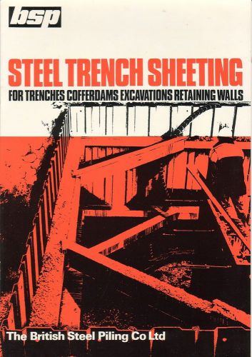 Equipment Brochure - British Steel Piling - Steel Trench Sheeting c70&#039;s (E1711)