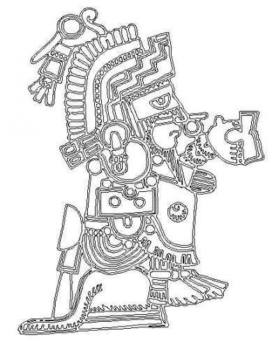 Aztec warrior-5DXF CNC cutting .dxf format file for plasma or laser or waterjet