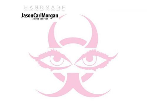 JCM® Iron On Applique Decal, Eyes Soft Pink