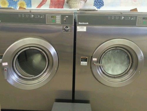 2 - huebsch washer 80lb, 2 - huebsch dryers 75lb for sale