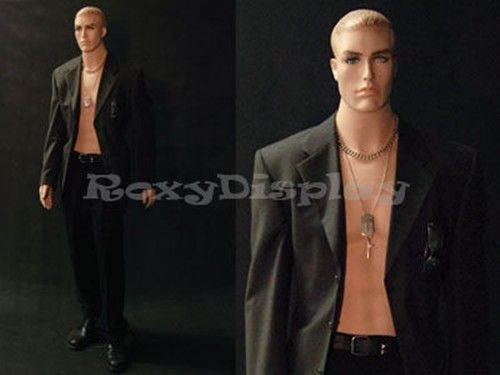 Fiberglass Realistic Male Mannequin Dress Form Display #MD-7001F2