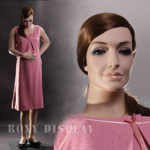 Fiberglass Pregnant Female Display Mannequin Manikin Dummy Dress Form MZ-YF1