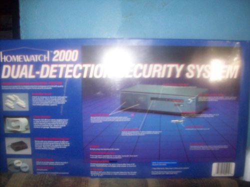 Homewatch 2000 dual-detection security system for sale