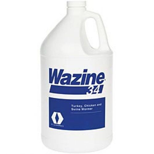 Wazine piperazine 34% swine pig chicken turkey water wormer dewormer 1 gallon for sale