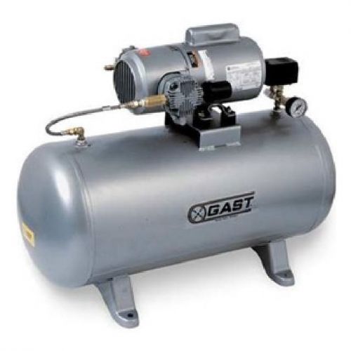 Gast 5hcd-101t-m550ngx electric air compressor, tank mounted , 3/4 hp , 100 psi for sale