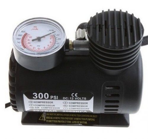 Portable 12v car auto electric air compressor tire infaltor pump 300 psi for sale