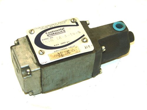 CONTINENTAL HYDRAULICS VA3M-1A-A-10-D DIRECTIONAL VALVE 3000PSI ***NNB***