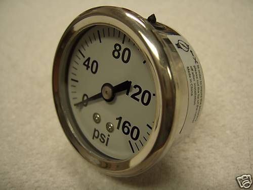 2&#034; Liquid Filled Pressure Gauge 1/8&#034;NPT Back Connection