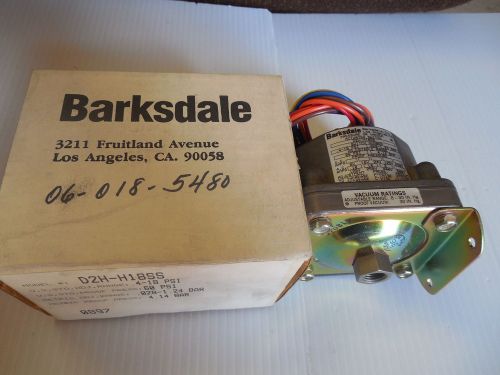 New barksdale pressure switch d2h-h18ss d2hh18ss 60 psi .028-1.24 bar 4.14 bar for sale