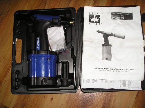 RIVET KING ZT-6000VS AIR RIVETER RIVET GUN TOOL PNEUMATIC HYDRAULIC ZT-6000-VS