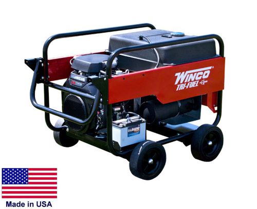 Portable generator tri triple fuel - ng lp &amp; gasoline fired - 12 kw - 120/240v for sale