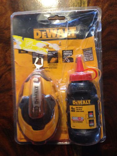 DeWalt 100&#039; DWHT47144 Chalk Line Reel  Chalk Kit