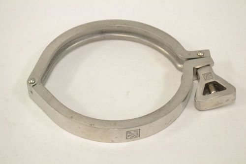 NEW WAUKESHA CHERRY BURRELL STAINLESS SANITARY CLAMP 4-5/8 IN B319506