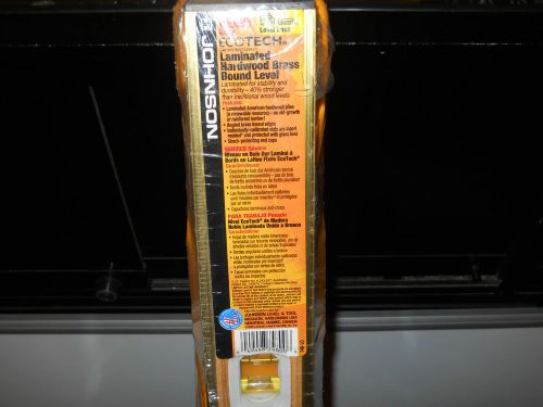 Johnson Level &amp; Tool 748 - LC Laminated Hardwood  NIP- Please See My Description