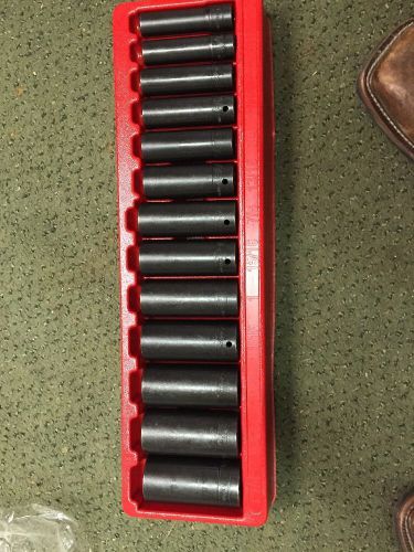 Snap-on 13 Piece Deep Impact Socket Set