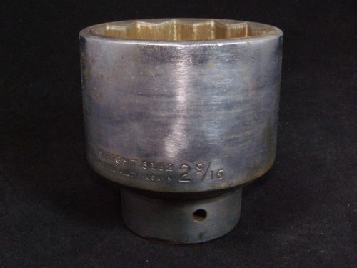 Wright 2 9/16&#034; Socket 12 Point 1&#034; Drive 8182 USA Heavy Duty Industrial