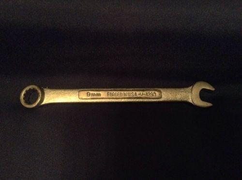 Vintage Craftsman V 42913 Combination Wrench 12pt 9MM Made In USA