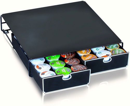 DecoBros K-CUP STORAGE 2 DRAWER HOLDER FOR KEURIG K-Cup Coffee Pods  (HOLDS 36)