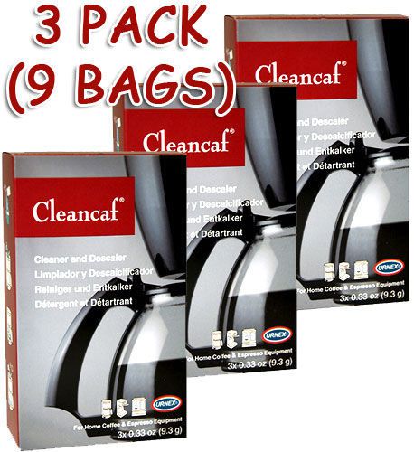 3PK Cleancaf  Coffee Espresso Machine Cleaner/Descaler