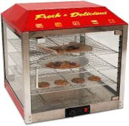 Benchmar Commercial 2 Door Food Warmer Merchandiser (UL, NSF &amp; 3 Year Warranty)