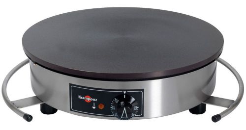 Krampouz CEBIR4 Commercial Electric Crepe Machine - 16&#034; Griddle 120V Crepe Maker