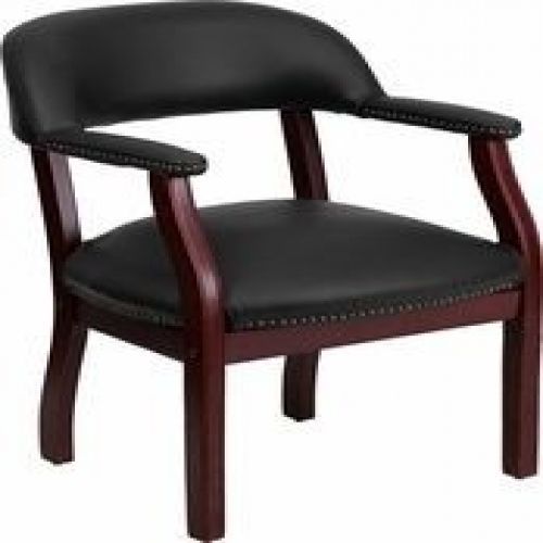 Flash furniture b-z105-black-gg black vinyl luxurious conference chair for sale