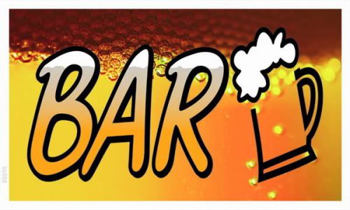 bb568 Bar Beer Cup Banner Shop Sign