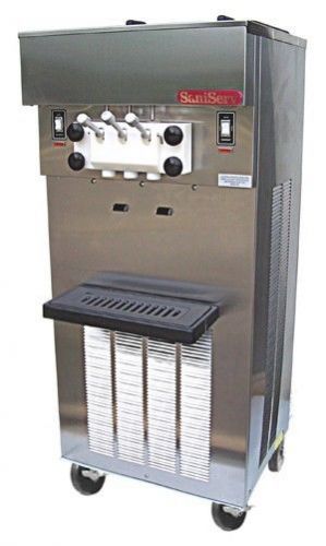 New saniserv soft serve twin twist ice cream machine model 521 made in usa for sale