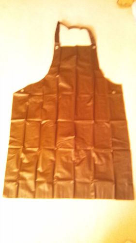 Locknane Brown Vinyl Apron 38&#034;(L) x 30.5&#034;(W)