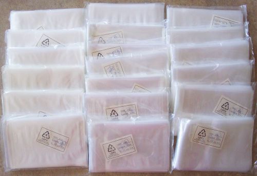 1900 total 4 x 6 layflat poly open end plastic storage bags 2mm 19 pkgs 100 each