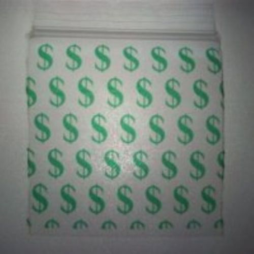 Printed Mini-ZipLock - Zip Lock Bags/Baggies -400 - 1 1/2&#034;w?X 1 1/2&#034;h $$$