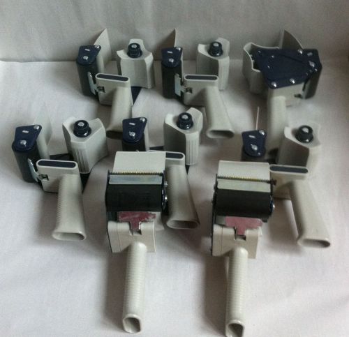 Lot 8 3&#034; Tape Gun Dispensers Blue