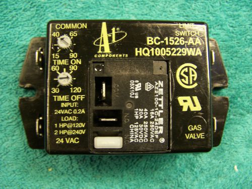 ICP Heil Tempstar HQ1005229WA 1005229  Fan timer relay control A1 BC-1526-AA