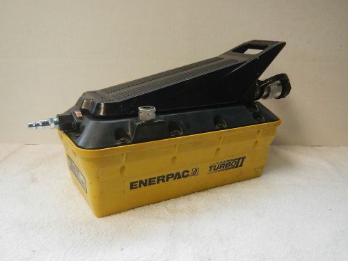 Enerpac turbo ii air driven hydraulic pump 10000 psi patg-1102ny for sale