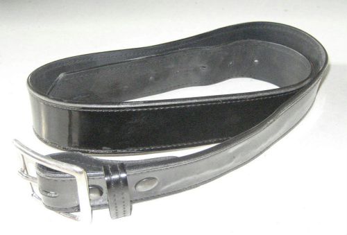 Gould/Goodrich Size 36 1.75&#034; Hi-Gloss Black Belt