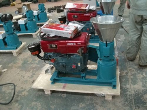 Pellet machine for organic fertilizer compost 8hp diesel  pellet press mill for sale