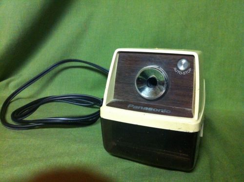 Panasonic KP-33N Electric Pencil Sharpener w/ Point O Matic Light