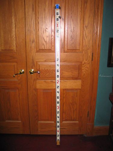 New Lenker Surveying Rod L-E-Vation 10&#039; Rolling Tape Pole 1976