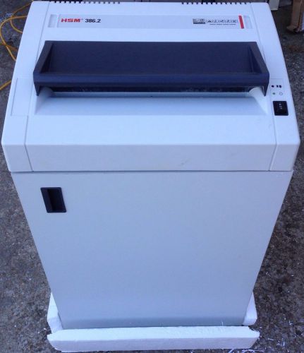 HSM 386.2 Professional Heavy-Duty Strip-Cut Shredder, 24 Sheet Capacity 1276