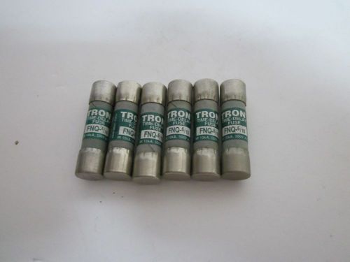 LOT OF 6 COOPER BUSSMANN FNQ-6/10 FUSE NEW NO BOX