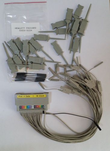 Agilent HP  Pod 4 Data + M Clock,  HP 5090-4356 Grabbers &amp; HP 5959-9334