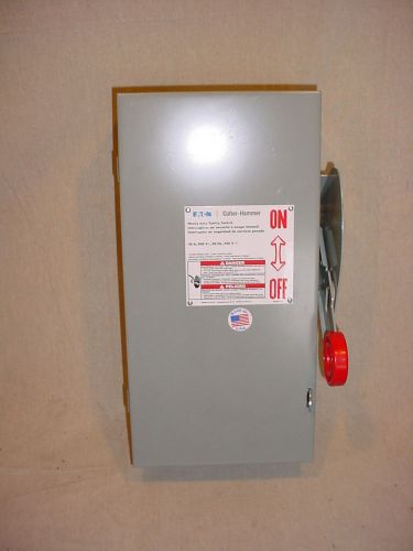 Cutler Hammer 30 Amp 600 Volt 3 Pole Heavy Duty Safety Switch Model # DH361UGK