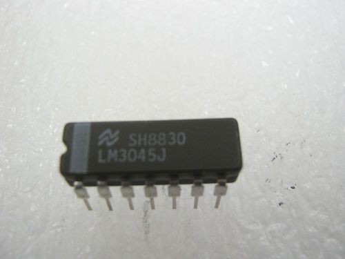 LM3045J QTY 625 N/A 5 CHANNEL, VHF BAND, Si, NPN, RF SMALL SIGNAL TRANSISTOR