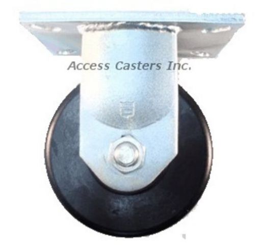 12t75hr 12&#034; x 3&#034; rigid plate caster, heavy duty phenolic wheel, 3000 lb capacity for sale